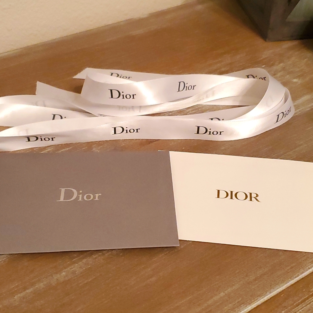 New never used DIOR ribbon & envelope & card..Gifting